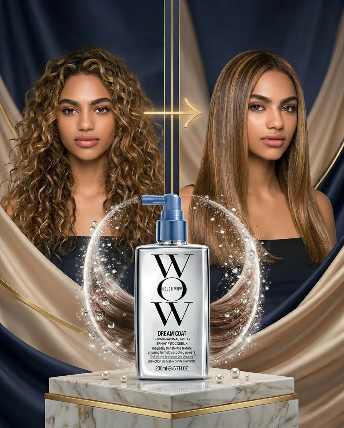 بخاخ Color Wow Dream Coat للحماية من التجعد