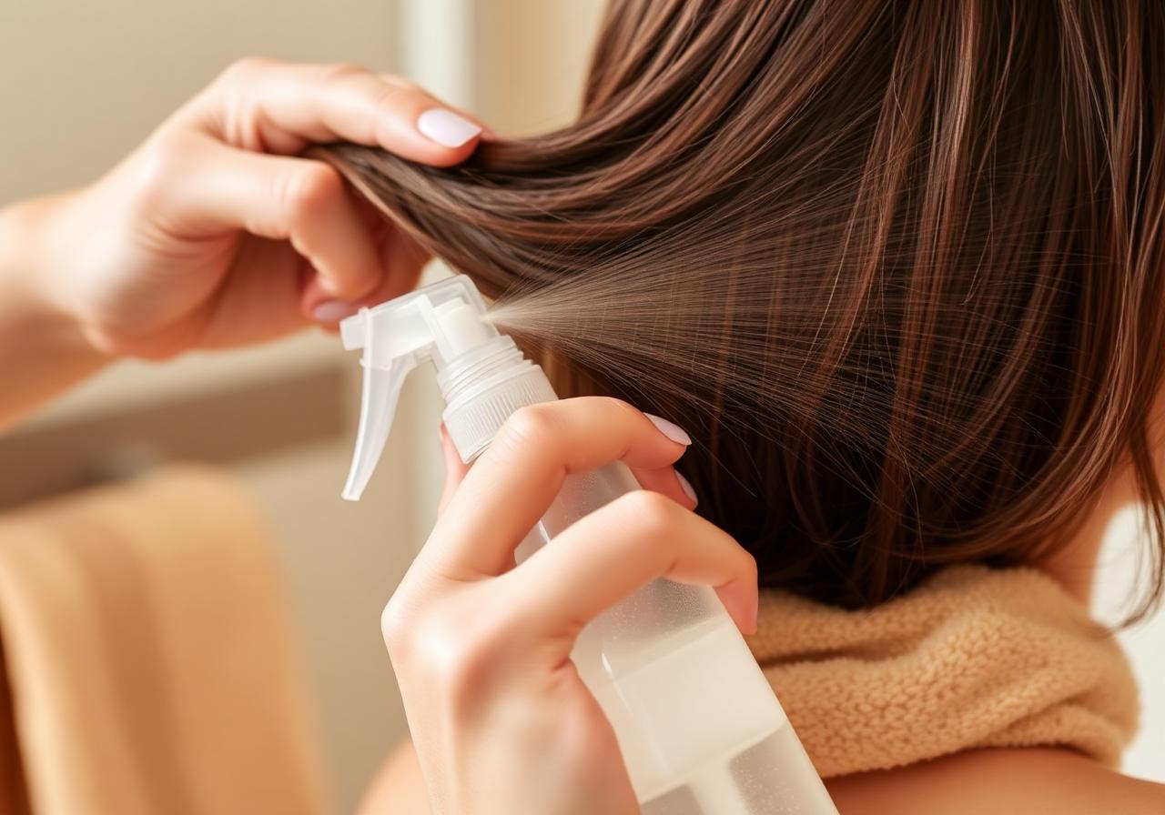طريقة استخدام Dream Coat على شعر رطب